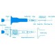  Kit de reparo para microdispenser 3-000-333 - Drummond - Embalagem c/ 01 kit - Últimas unidades
