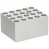 Bloco para termobloco modelo AccuBlock 20 x 12 mm - Labnet 