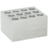 Bloco para termobloco modelo AccuBlock 12 x 16mm - Labnet 