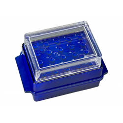 Rack Cooler (Azul) - c/Tampa - 20ºC - p/3 horas - p/tubos 0,5/1,5/2.0 ml - SSIbio