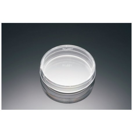 Placa de Petri - em PS Cristal- 100 x 15 mm - Bacteriológica - S/TC ( s/ tratamento p/cultura) - Embalagem c/20- Falcon