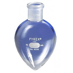 Pyrex Balão Cônico Tipo Pera 10ml junta 14/20 cx/12