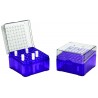 Rack em policarbonato p/ criogenia 81 Posições 5ml - Heathrow