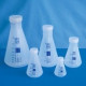 Erlenmeyer PP tampa rosca 50ml