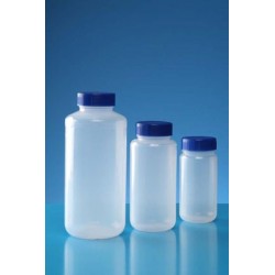 Frasco em PP boca larga Ø 50mm s/graduação 250ml