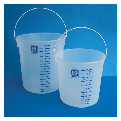 Balde em Polipropileno - graduado - 20 litros - subd. 1000/1000 - Nalgon