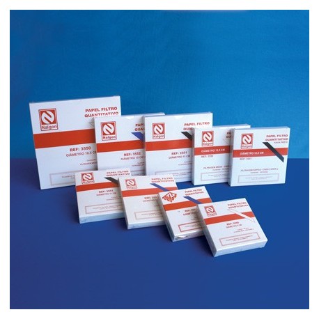 Papel Filtro quantitativo Diam. 11cm - Embalagem c/100 fls - Nalgon