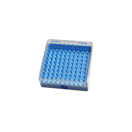 Rack em policarbonato com 100 posições p/ microtubo 1,5 à 2,0 ml - Embalagem c/01 pç