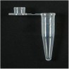 Microtubo PCR 0,2ml, tampa chata, transparente, cx/1.000