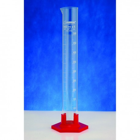 Proveta graduada base hexag. vidro 10ml Laborglas