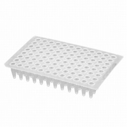 Microplaca Axygen para PCR - s/borda - Ref. PCR-96-FLT-C - Embalagem com 5 unidades