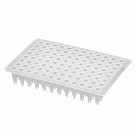 Microplaca Axygen para PCR - s/borda - Ref. PCR-96-FLT-C - Embalagem com 5 unidades