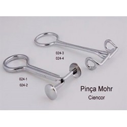 Pinça de mohr de latao cromado 60 mm