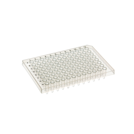 Microplaca SSIbio PCR 96 poços- 3450-00S - meia borda - pt/10