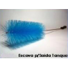 Escova para saída de tanque com cerdas em nylon com cabo em plástico - pt/6- Ciencor 