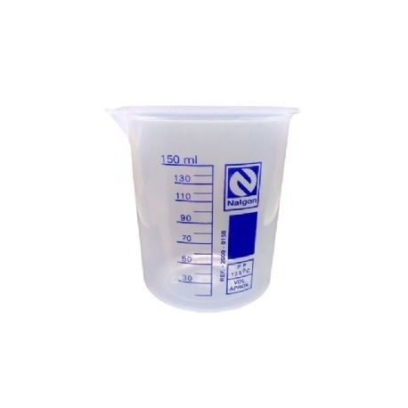 Becker em polipropileno 150ml subd. 10/10ml