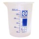 Becker em polipropileno 600ml subd. 50/50ml