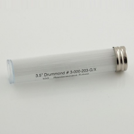 Tubo capilar de vidro 7" 1,14mmO.D e 0,53mmI.D cx/100