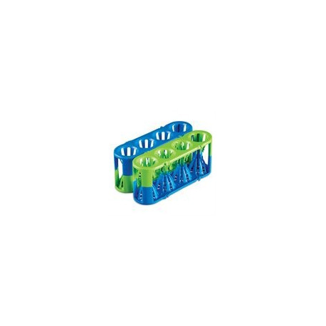 Rack 4 pos. em POM tipo ampulheta p/tbs 5-50ml