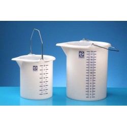 Balde em PE grad. 08 litros subd. 1000/1000
