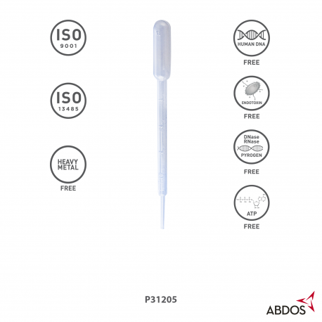 Pipeta Pasteur 3ml, cx/500